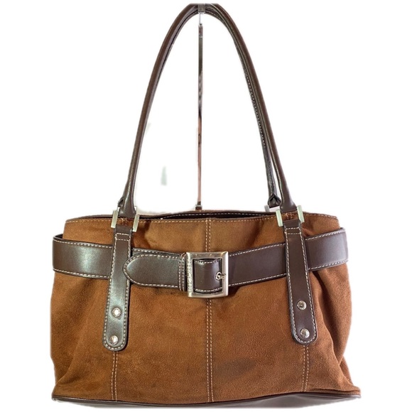 Tommy Hilfiger Handbags - Tommy Hilfiger Brown Shoulder Bag Decorative Buckl